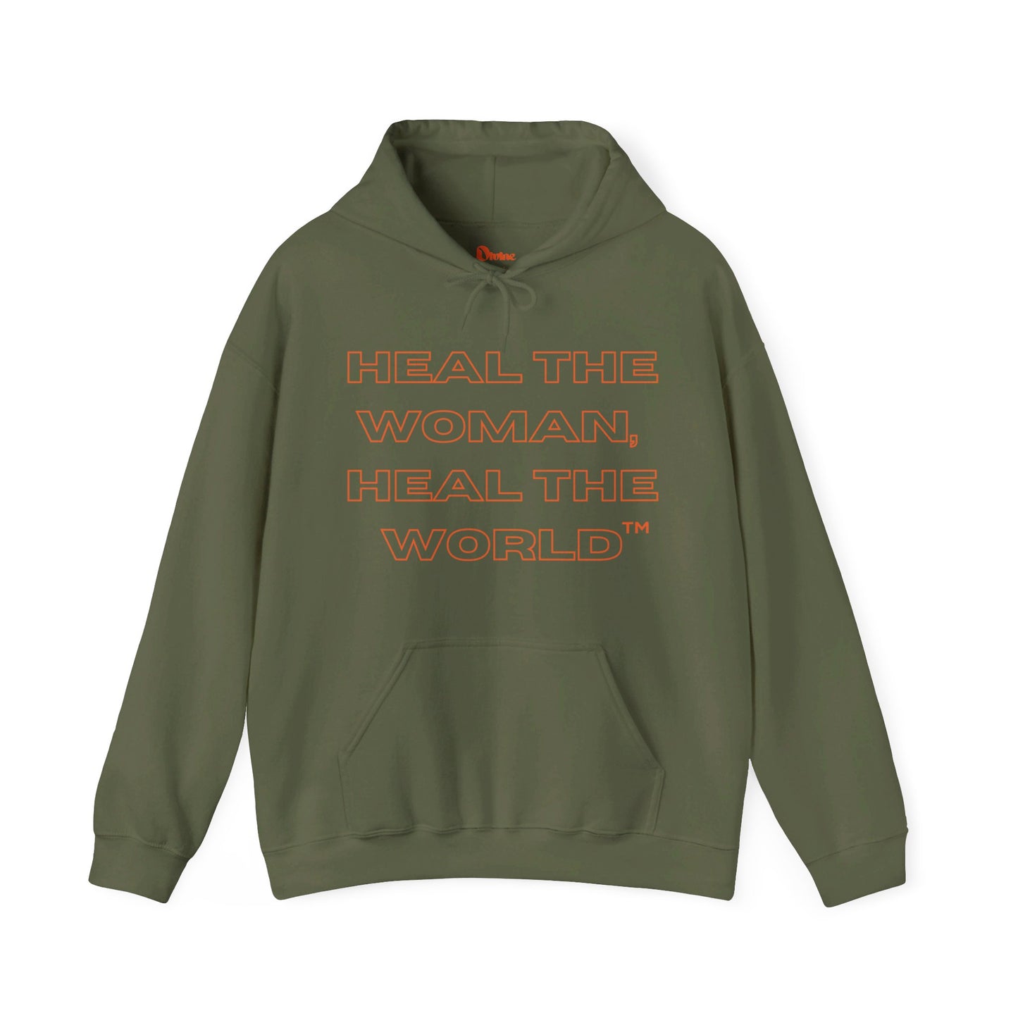 Orange Heal the Woman, Heal the World™ Hoodie