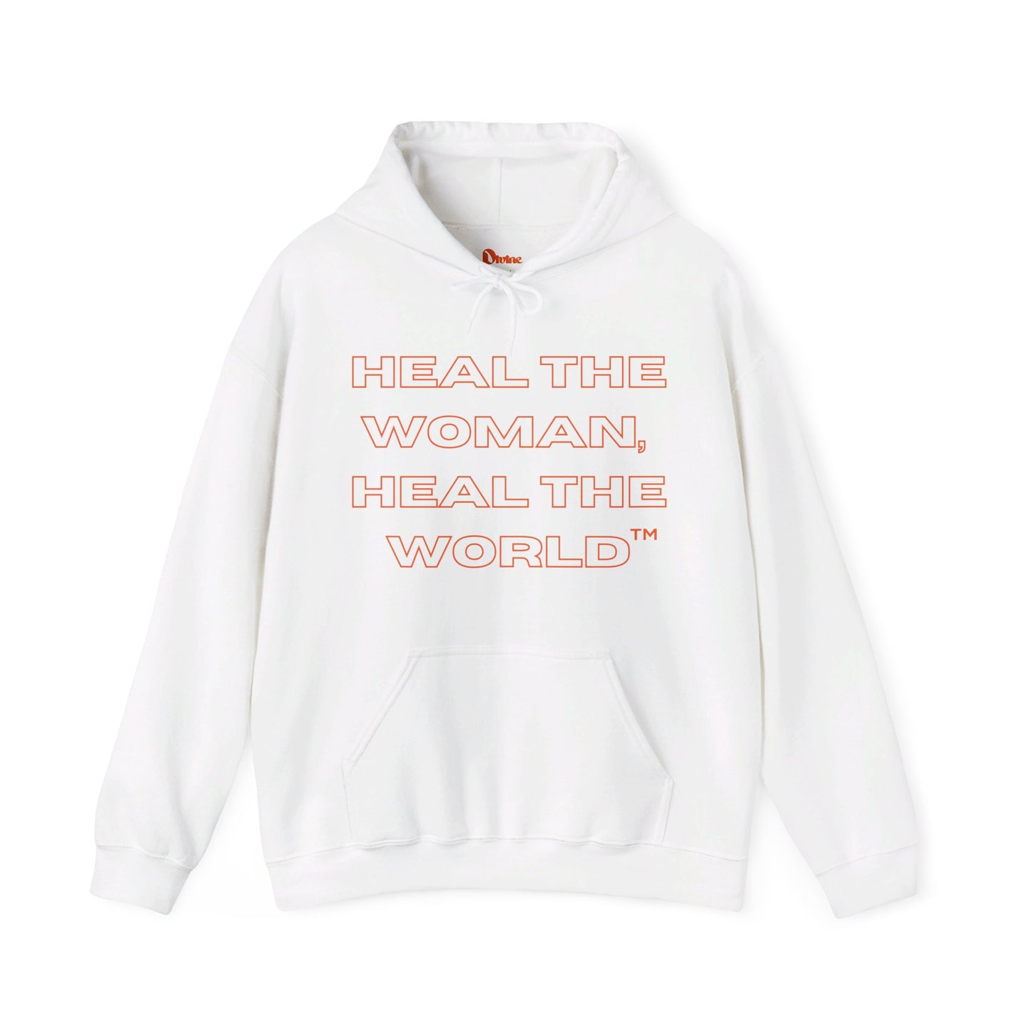 Orange Heal the Woman, Heal the World™ Hoodie